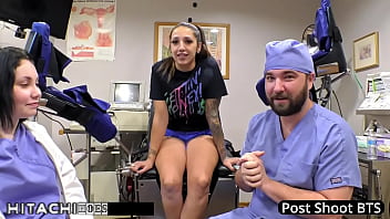 Preview 3 of Xxx Ol - Human Guinea Pig Stefania Mafra Gets Mandatory Hitachi Magic Wand Orgasms By Female Nurses During Medical Experiments At HitachiHoes - Reup