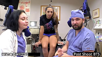 Preview 4 of Xxx Ol - Human Guinea Pig Stefania Mafra Gets Mandatory Hitachi Magic Wand Orgasms By Female Nurses During Medical Experiments At HitachiHoes - Reup