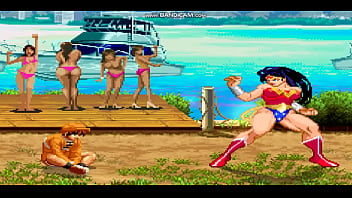 Preview 1 of Big Figure Sexy Video American - Bao Defeats and Fucks Wonder Woman