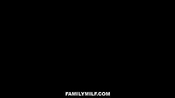 Preview 2 of Shish Mata Scen - FamilyMILF - Blonde Big Tits Stepmom And Big Dick Stepson Caught And Joined By Hot Maid POV - Tiffany Watson,  Kayla Paige