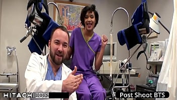 Preview 4 of Seb Cams - Freshman Jackie Banes Gets Hitachi Magic Wand Orgasms By Female Nurses During Physical 4 College At HitachiHoes - Reup