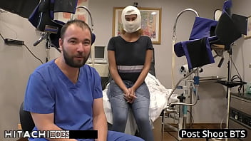 Preview 2 of Defloration Virigin - Freshman Taylor Ortega Gets Hitachi Magic Wand Orgasms By Doctor Tampa During Physical 4 College At HitachiHoes - Reup