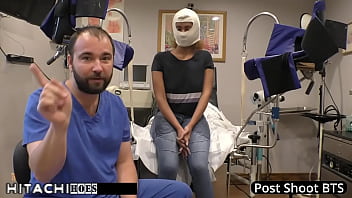Preview 4 of Defloration Virigin - Freshman Taylor Ortega Gets Hitachi Magic Wand Orgasms By Doctor Tampa During Physical 4 College At HitachiHoes - Reup