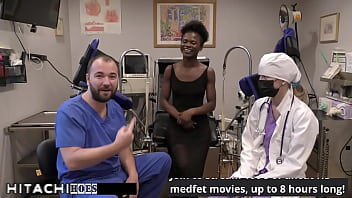 Preview 4 of Tami Desi Mal - Freshman Rina Arem Gets Hitachi Magic Wand Orgasms By Doctor Tampa During Physical 4 College At HitachiHoes - Reup