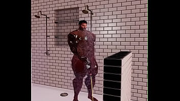 Preview 3 of Seduce Korea - caught duane brown showering in football showers
