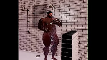 Preview 1 of Seduce Korea - caught duane brown showering in football showers