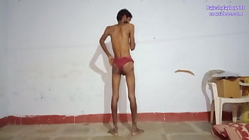 Preview 2 of Old Mature Milf Mom Son Granny - Rajeshplayboy993 exercising his body