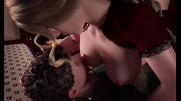 Preview 1 of Awek Saya - EP14 The Genesis Order Chinese version - My two women kiss and pass semen in their mouths