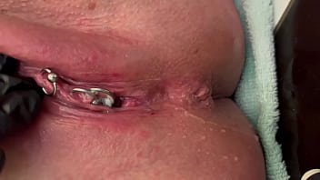 Preview 3 of Jessica Does - Pee very strong stream from my Pierced Pussy and my hands in Latex Glove
