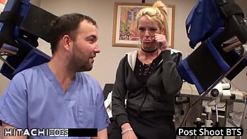 Preview 4 of Lexsteel Hd - Freshman Bella Ink Gets Hitachi Magic Wand Orgasms By Doctor Tampa During Physical 4 College At HitachiHoes - Reup