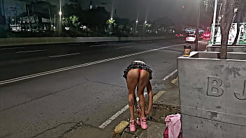 Preview 4 of Www Xxx Techer Girl - Quiere que le haga una chaqueta en la calle,  lo orde&ntilde_o hasta sacarle la ultima gota /PUBLIC WHORE,  TLALPAN SLUT