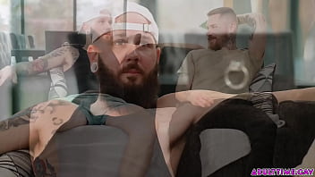 Preview 2 of Sex Factory Tv Live - Straight guys jerk themselves off together!