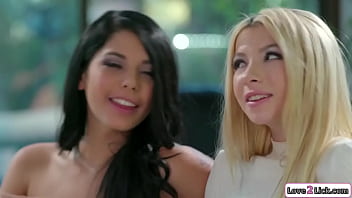 Preview 1 of Xxxxxxxxx Sssssss Porrrnn V - Latina babe helps bff fuck her roommate