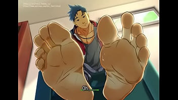 Preview 3 of Vedia Balin - Hot Anime Male Smelly Feet