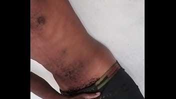Preview 1 of Shade Ke Rate Bbw - Woked up with big morning erection, I pulled down my boxer and played with my hard dick as my Step sister watches
