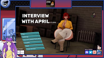 Preview 1 of Busty Euro Teen Masturbation - Tmnt Interviewing April O&#039_Neil