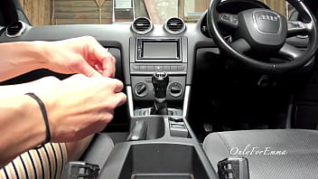Preview 1 of Fmily Xxx - Fucking Her Gear Stick Gives Her Intense Orgasms