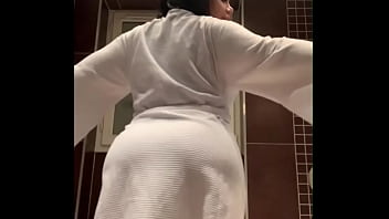 Preview 1 of Nurs Milf - Very sensual STRIPTEASE DANCING and end up MASTURBATING ME!