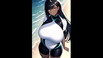 Preview 4 of Ass Licker 69 - Cute girls in swimsuit with big tits and ass compilation