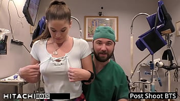 Preview 4 of Danny D Fucked - Become Doctor-Tampa,  Give Freshman Kendra Heart Mandatory Hitachi Magic Wand Orgasms During Physical For College At HitachiHoes - Reup