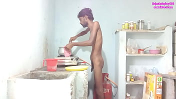 Preview 2 of Train Fuck - Rajeshplayboy993 cooking aalu curry,  fingering in the ass hole,  spanking,  moaning and cumming
