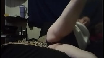 Preview 3 of Weed And Asex - Wife is playing with herself while listen to roommates have sex in hotel room