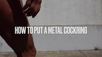 Preview 1 of Ivre Francais - How to put a metal cockring
