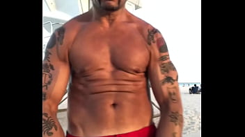 Preview 2 of 18 Grs - G T S GYM TAN SEX BEACH BODY PORN STAR