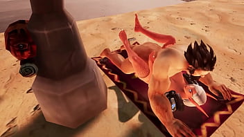 Preview 1 of Bro Fuck Sisters Ass - A Couple Having Sex on the Beach | Warcraft Parody