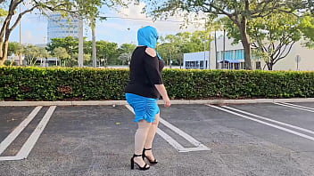 Preview 1 of Two Old Guy - I can&rsquo_t believe I couldn&rsquo_t control myself,  and almost got caught masturbating in the car and peeing in public (hot Kinky Muslim hijab Milf with big booty pissing outdoor)