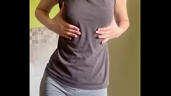 Preview 1 of Cum Skirt My Mom - Cute teen masturbating for you - Maiskii