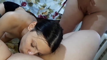Preview 3 of Nancy Ajram Fucking - My girlfriend watches and masturbates while our neighbor sucks and licks my clit - Lesbian Illusion Girls