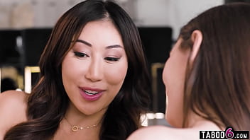 Preview 2 of Daisy Shah Xxx Video - Strapon anal fuck of Nicole Doshi by manhandling lesbian Maya Woulfe