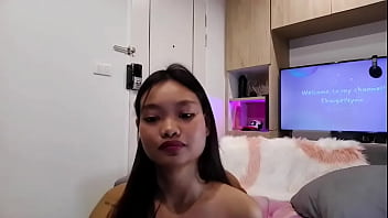 Preview 3 of Www Xxx Sex Sona Sex Com - Little tease before I show up my wet pussy live on her webcam - abby2634 -