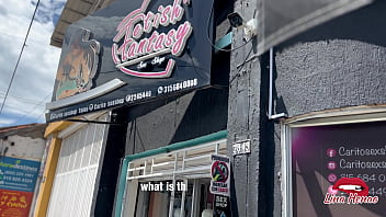 Preview 1 of And Long - My boyfriend takes me to a sex shop and buys me a vibrator so that I masturbate in public ??