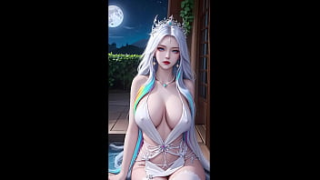 Preview 2 of Wife Need Cuck - AI，国漫斗罗大陆女神波塞西蓝发薄纱大奶，想看哪个角色请下方留言