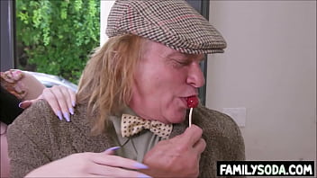 Preview 1 of Son Rabe His Mom - step-grandpa fucks teen