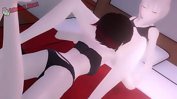 Preview 4 of Wicked Live Show Pornstar - Ruby and Maka Have a Lesbian Experience (Looped) (Sound)