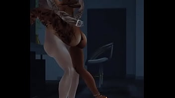 Preview 2 of Horny Art Sex In Her Wow Anal - Big booty ebony loves this dick imvu