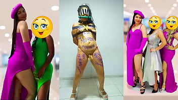 Preview 3 of Group Of Women Rape Man - Esclava samanta,  baila mientras es azotada,  humillada y puesta a cantar.