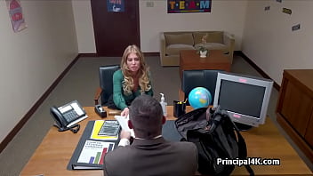 Preview 1 of Hidden Mast Cam - Head teacher enjoys big tits and ass at his office