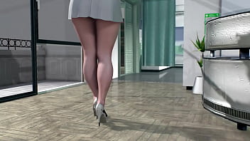 Preview 1 of Big Busty Maid Fuck - New Treatment (Futa on Male)