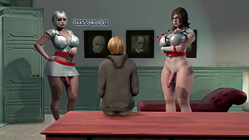 Preview 4 of Big Busty Maid Fuck - New Treatment (Futa on Male)