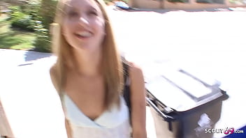 Preview 1 of Masoon More On - Pickup for Fuck - Cute College Girl Renae Morgan get Big Dick inside
