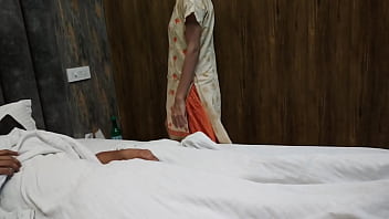 Preview 1 of Indian Babes Fucked Hard - Indian Stepmom came into my room,  I&#039_m already jerking off a dick,  She looks and get excited - I fuck my horny stepmom