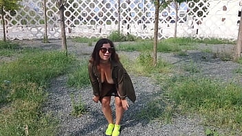 Preview 2 of Dildo Sph - Compilation of Public Walks Naked from ExpressiaGirl