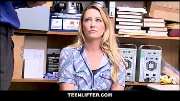 Preview 1 of Filezverga Por Omegle - TeenLifter - Big Ass Blonde Shoplifter Caught On Camera - Adira Allure