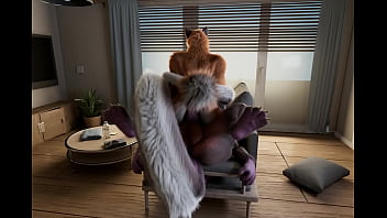 Preview 3 of Sathya Sexvideos - Fox rides his partner furry yiff