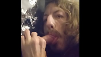 Preview 2 of Fucked Plaing Spine The Bottle - Buddy visits my gloryhole and feeds me