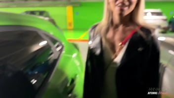 Preview 2 of Sudanese Moaning - Risky Public Blowjob: Blonde Slut Swallows It All